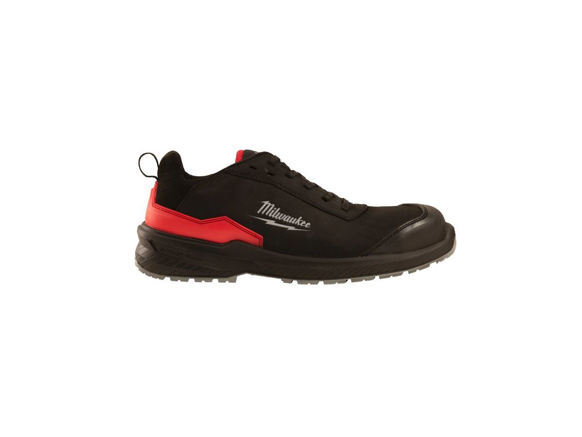 Sicherheits-Halbschuh Gr. 46 schwarz - Milwaukee, FLEXTRED S3S, Leder