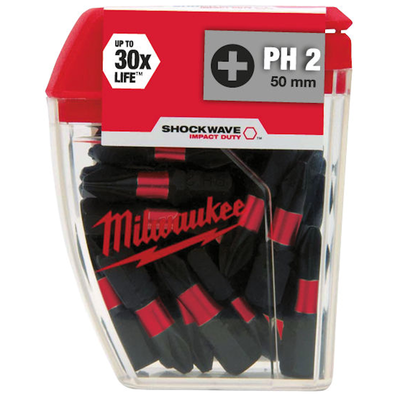 Schrauberbit Shockwave Gen II - Milwaukee TX15 / 25 mm (Pack à 25 Stk)
