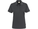 Damen-Poloshirt Perf. Gr. XS, anthrazit - 50% Baumwolle, 50% Polyester, 200 g/m²