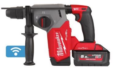 Akku-Kombihammer M18ONEFHX-0 - Milwaukee in HD-Box ohne Akku/+40Bohrer