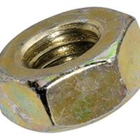 Sechskantmuttern 0,8 d Stahl 8 verzinkt - gelb chromatiert DIN 934