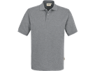 Poloshirt Perf. Gr. L, grau meliert - 50% Baumwolle, 50% Polyester, 200 g/m²
