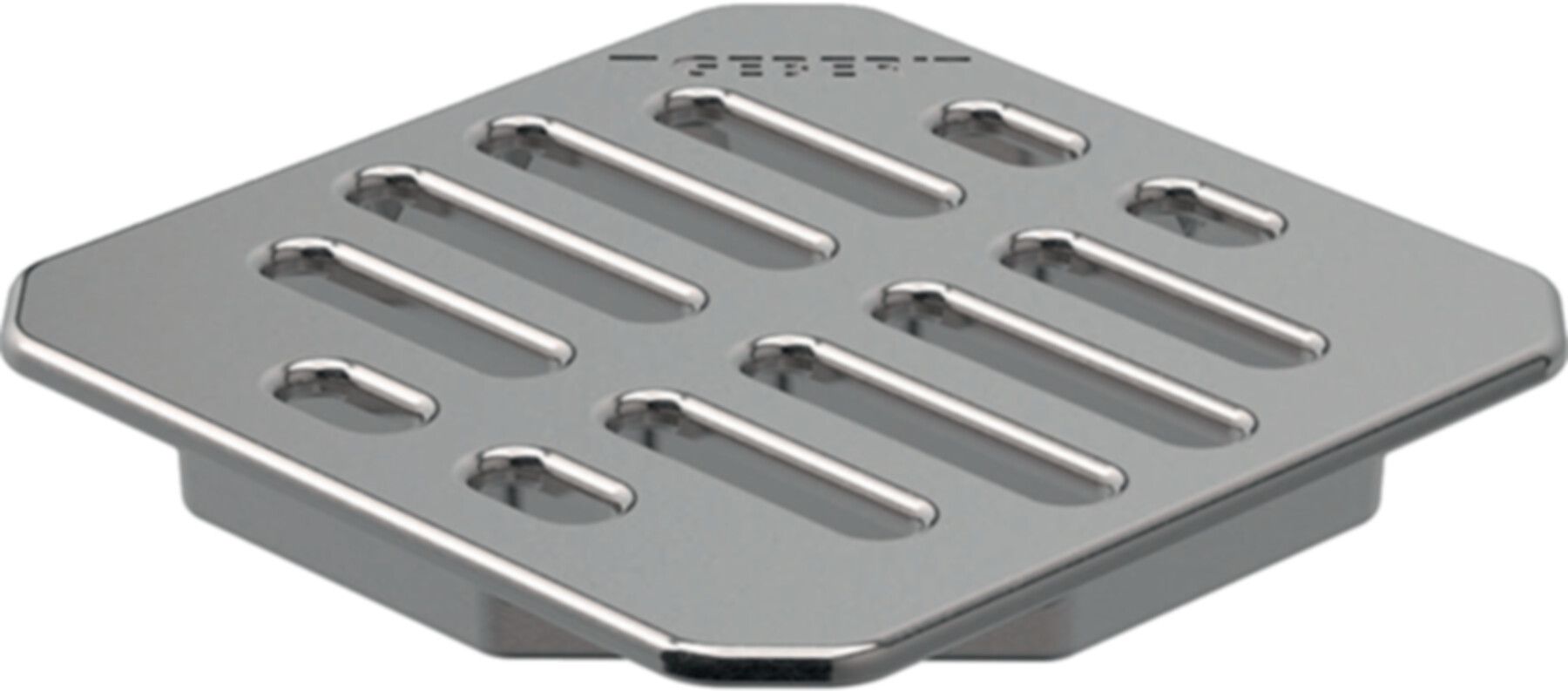Geberit Schlitzrost zu Bodenabläufe - befahrbar, 13 x 13 cm
