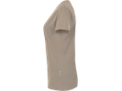 Damen-V-Shirt Performance Gr. 6XL, khaki - 50% Baumwolle, 50% Polyester, 160 g/m²