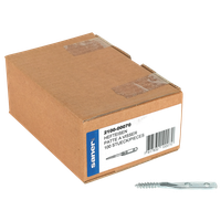 Hefteisen Ø 5 mm - mit 2 versenkten Löchern und Holzgewinde