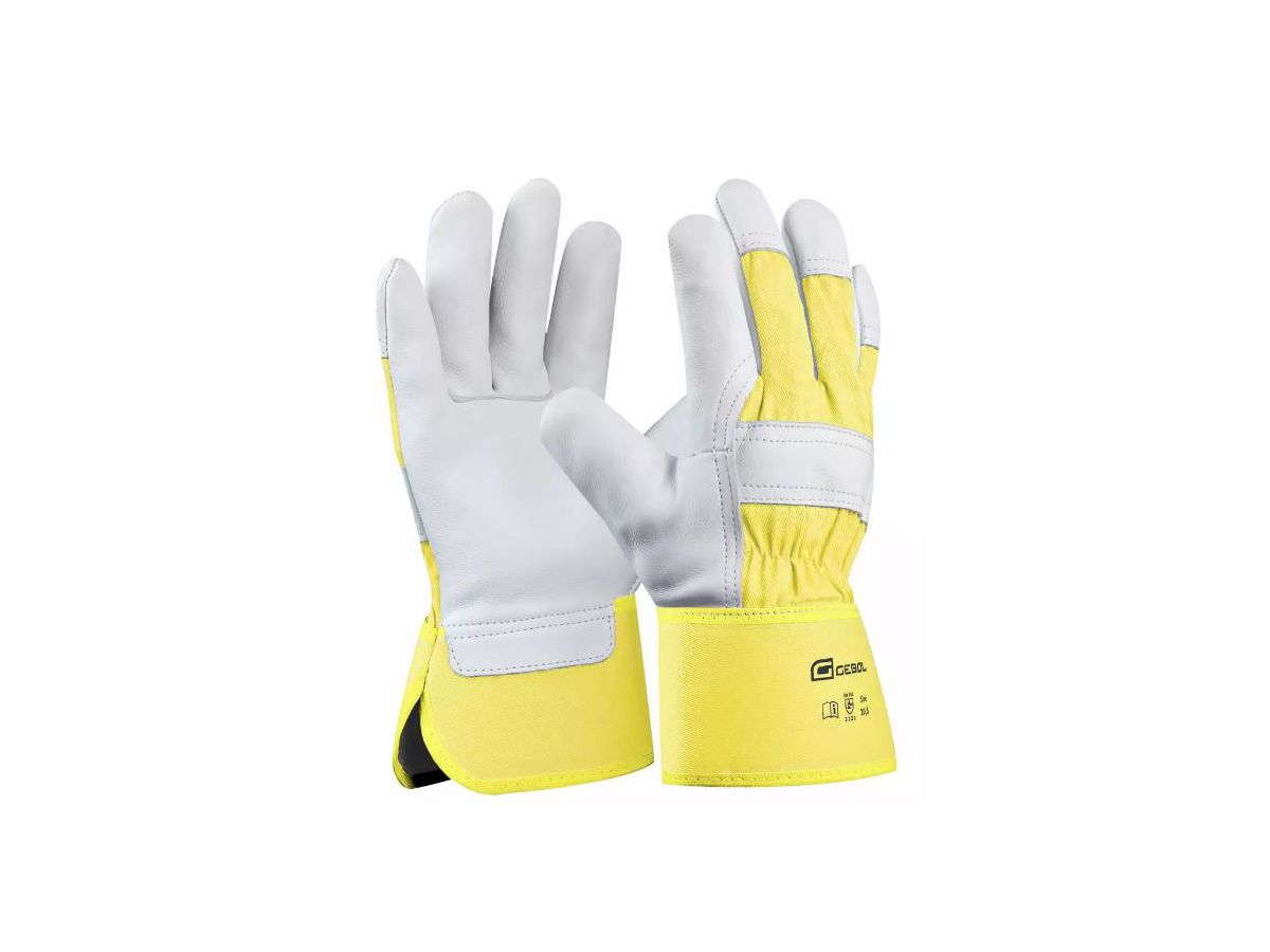 GEBOL Handschuh Worker Pro - Lederdicke 1.2 mm