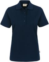 Damen-Poloshirt Perf. Gr. 2XL, tinte - 50% Baumwolle, 50% Polyester, 200 g/m²
