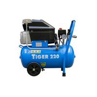 Kompressor 1-Zyl. Motor 1.5kW, 230V50Hz - Hubv. 221l/min. / 10bar, Behälter 24L