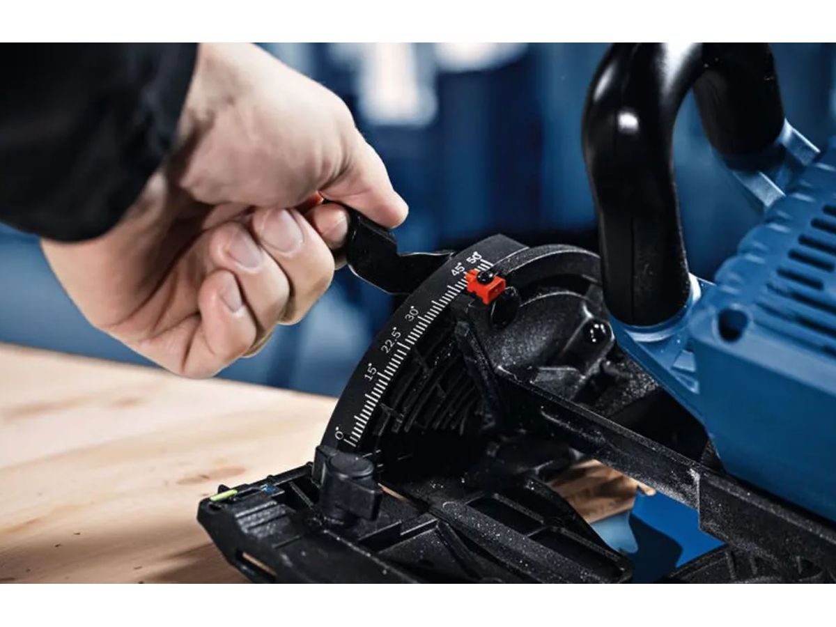 Akku-Handkreissäge 68mm mitt Kappschiene - Bosch, EXKS18V-68GX (solo; L-boxx)