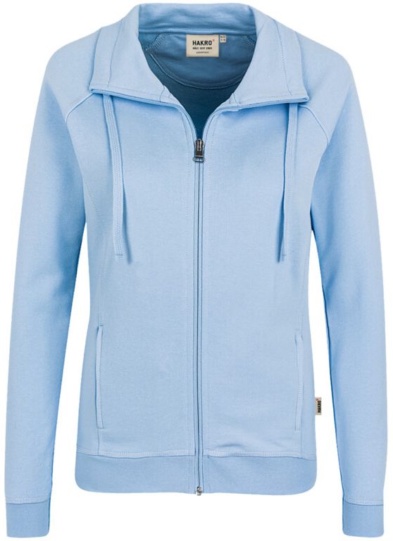 Women-Sweatjacke College weinrot - 100 % Baumwolle, 200 g /m²