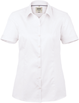 Bluse ½-Arm Business Gr. 2XL, weiss - 100% Baumwolle