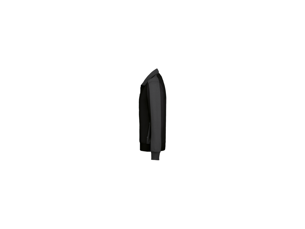 Sw.jacke Contr. Perf. 2XL schwarz/anth. - 50% Baumwolle, 50% Polyester, 300 g/m²