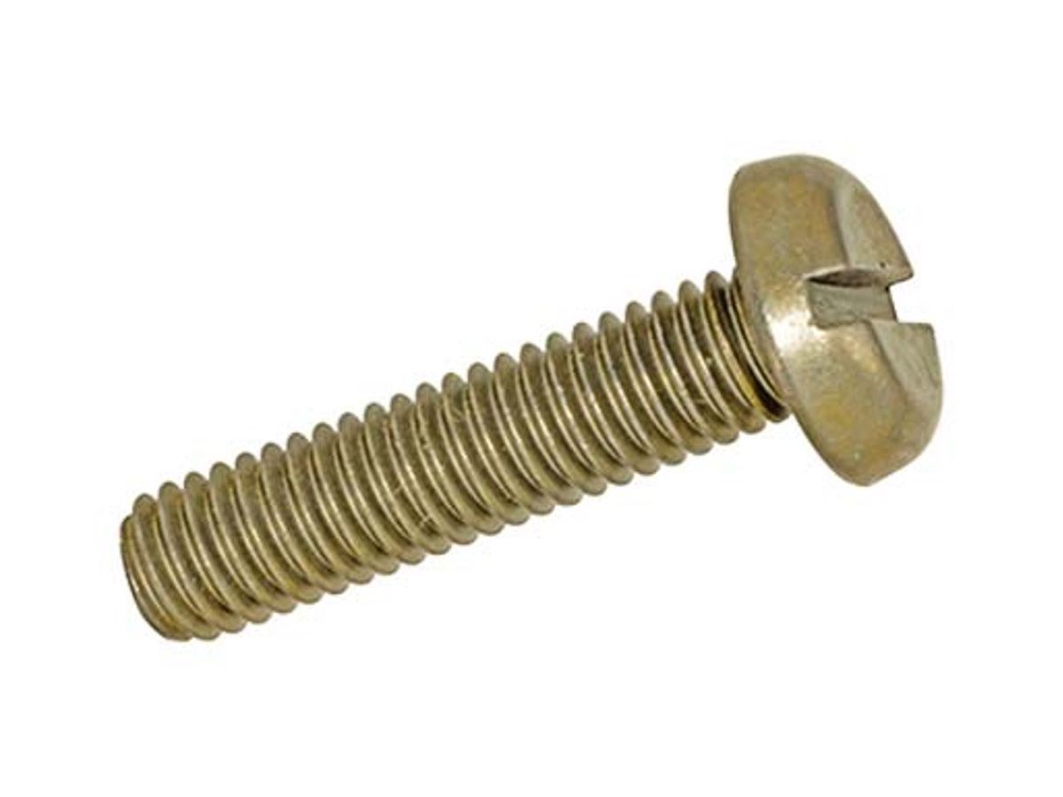 Pan-Hd Schr m. Schlitz St4.8 vzg M2,5x10 - DIN 85A    Pak à 200 Stk