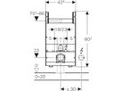 Geberit GIS-Wand-WC-Element - für Zweistückanlagen