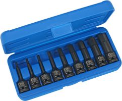 Kraftsteckschlüssel-Satz Condor 9-tlg. - 1/2" Inbus 4-19 mm