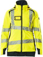 Winterjacke Damen-Passform, Gr. 2XL - hi-vis gelb/schwarzblau, 100% PES