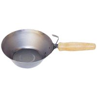 Mörtelpfanne 180 mm blank mit Griff