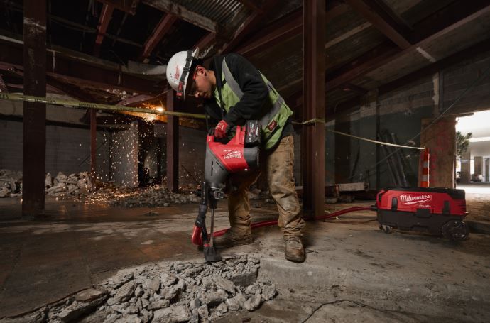 Akku-Kombihammer Milwaukee  M18FHM-0C - SDS-Max, 11.0 J, 10.2 kg.