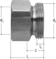 Übergang mit Innengewinde JRG BR 1 - EN ISO 228-1