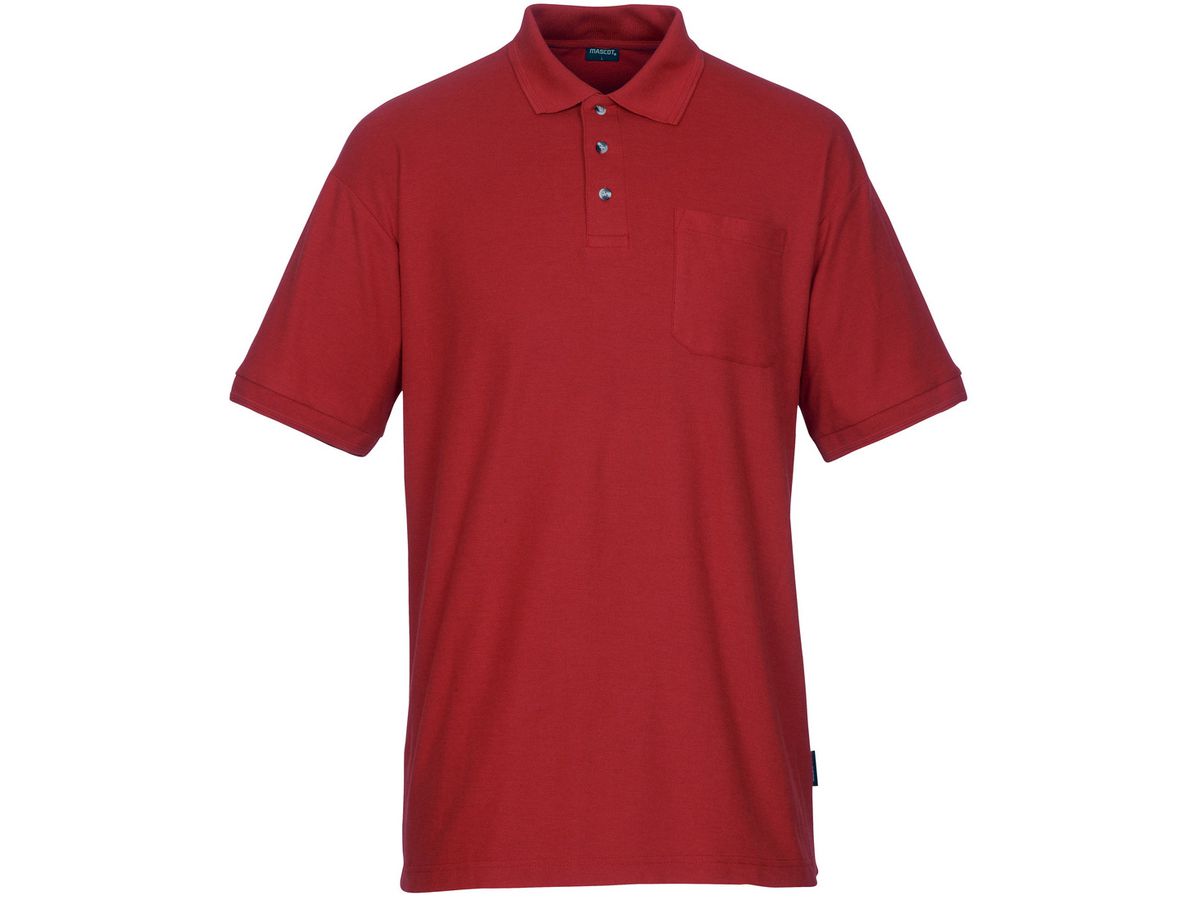 Borneo Polo Shirt rot Gr. M - 60% Baumwolle / 40% Polyester