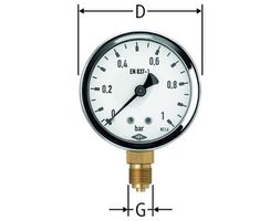 Manometer 0 bis 1 bar - zu Druckregler-SET