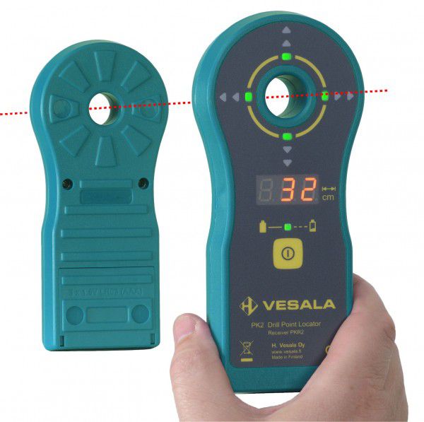 Bohrpunkt Ortungsgerät Vesala PK2 - bis 150cm Wandstärke, +/-3% Genauigkeit