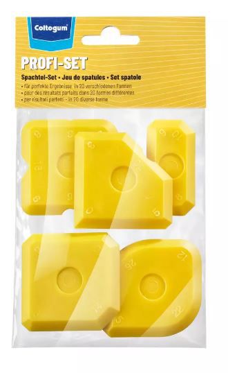Glättspachtel professional, Set - COLTOGUM, Pak. à 5 Stk.