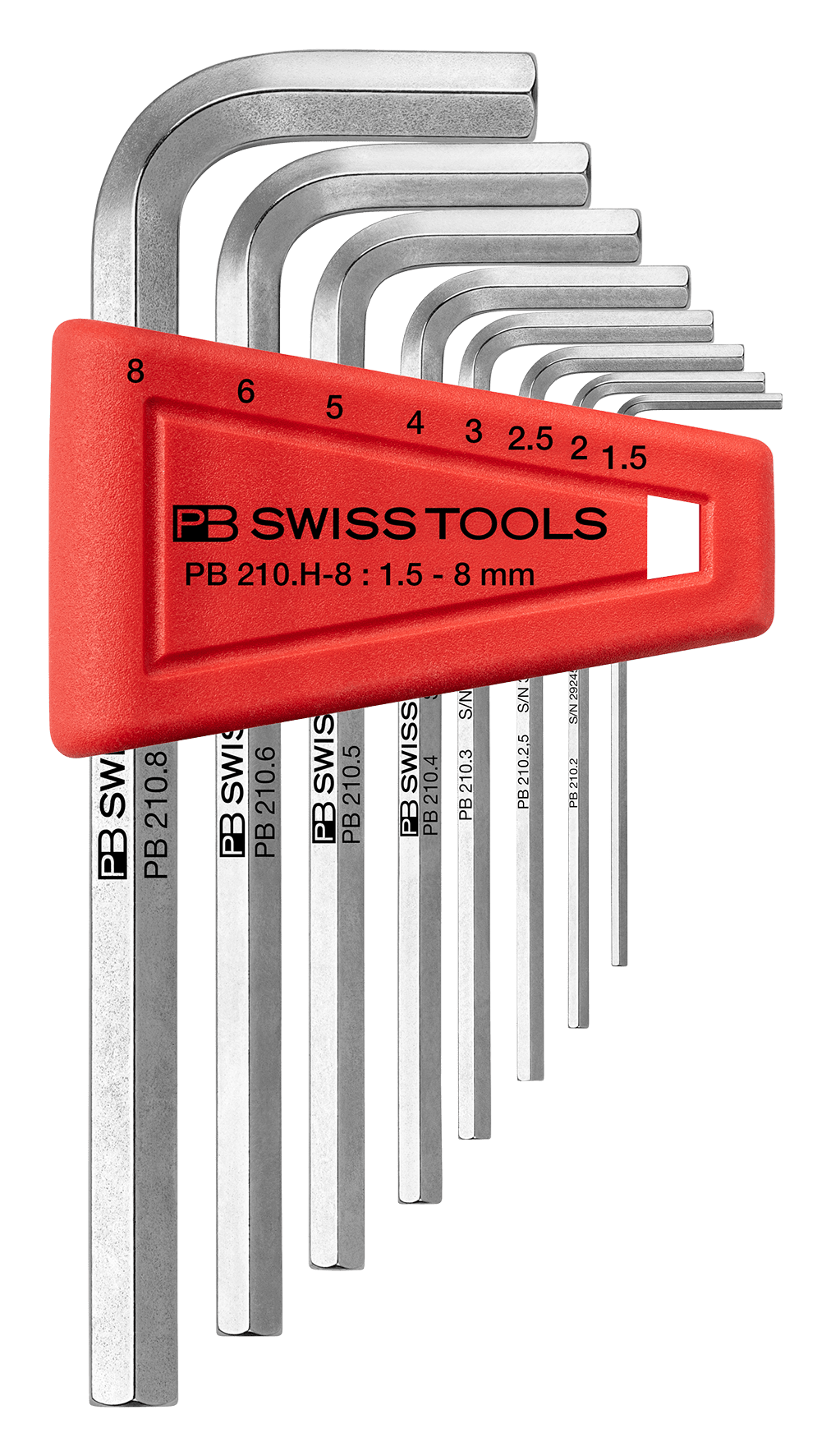 Winkelschraubenzieherset PB 210 bis Gr.8