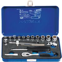 Xi-on Steckschlüssel-Satz im kof. 1/4'' - 18 tlg. Stecknüsse 4-13 mm