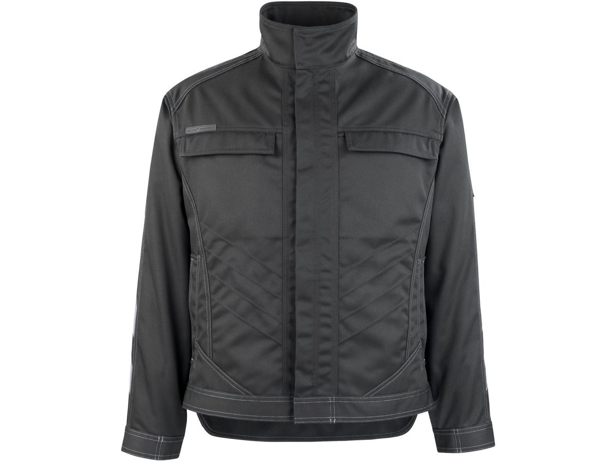 Mainz Arbeitsjacke schwarz Gr. XL - 70% polyester / 30% tencel