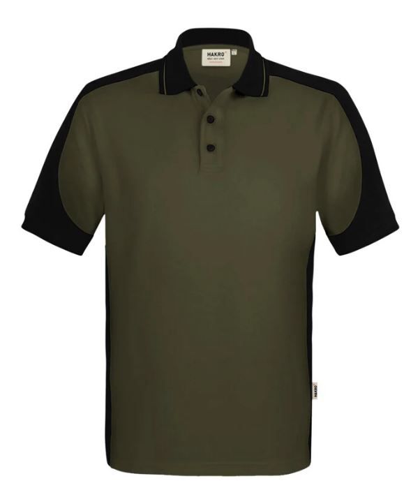 Hakro Poloshirt Contrast Mikralinar - 50% Baumwolle, 50% Polyester (recycelt)
