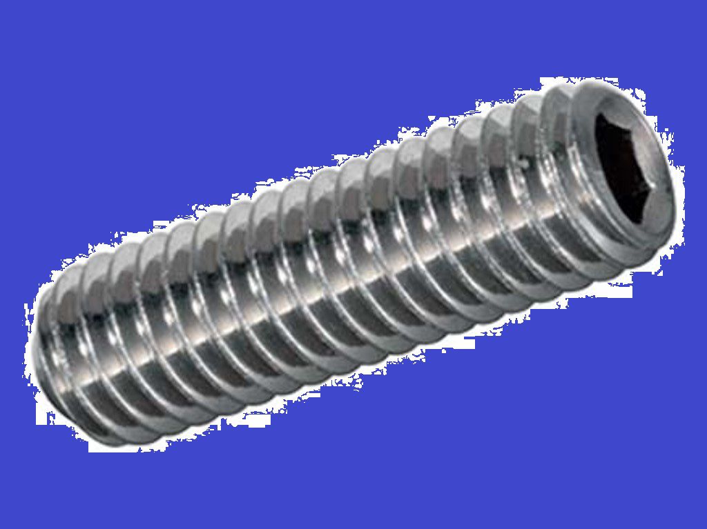 Gewindestifte mit Innensechskant DIN 916 - mit Ringschneide INOX A2 ISO 4029