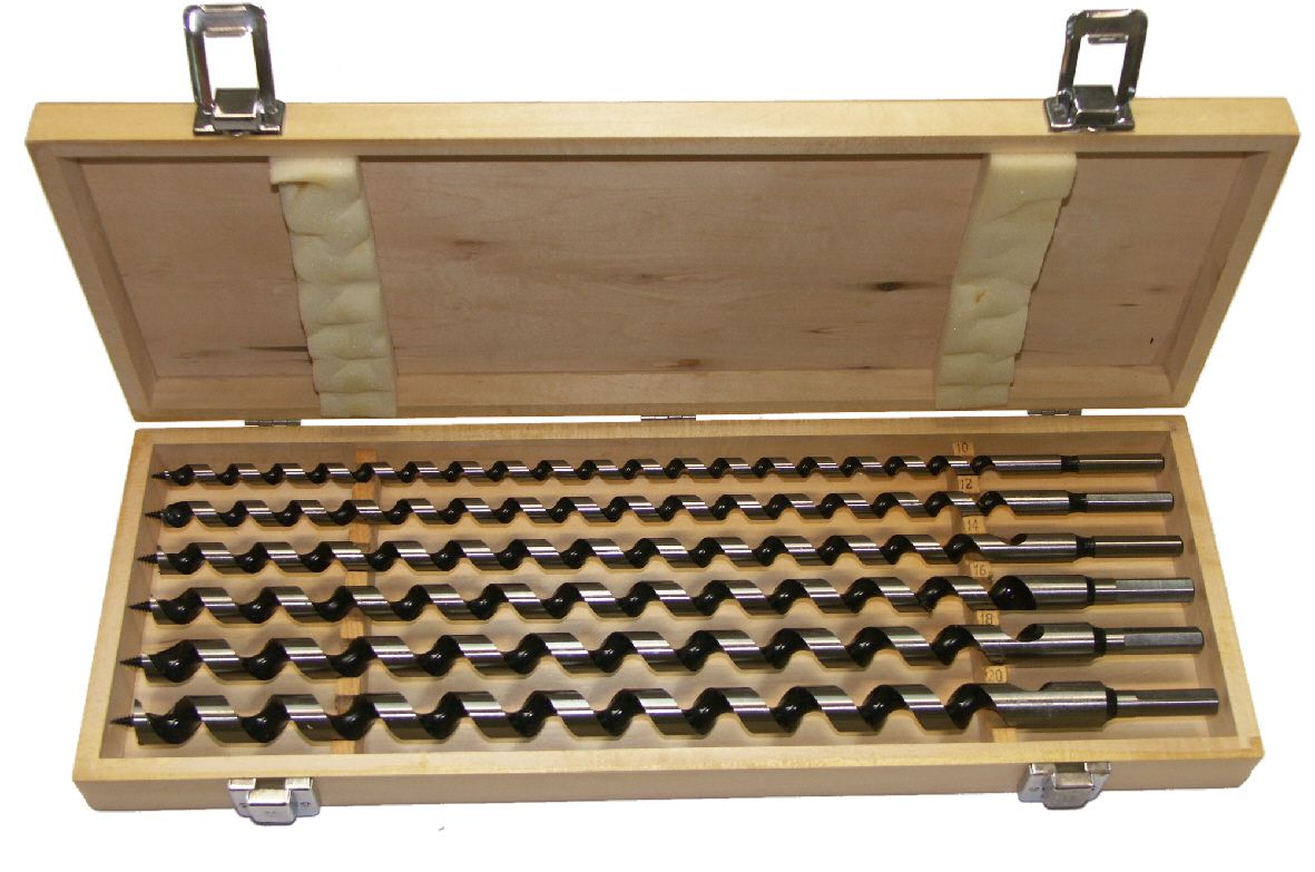Schlangenbohrersatz mit Gewindespitze - 10-20 mm x 460 mm