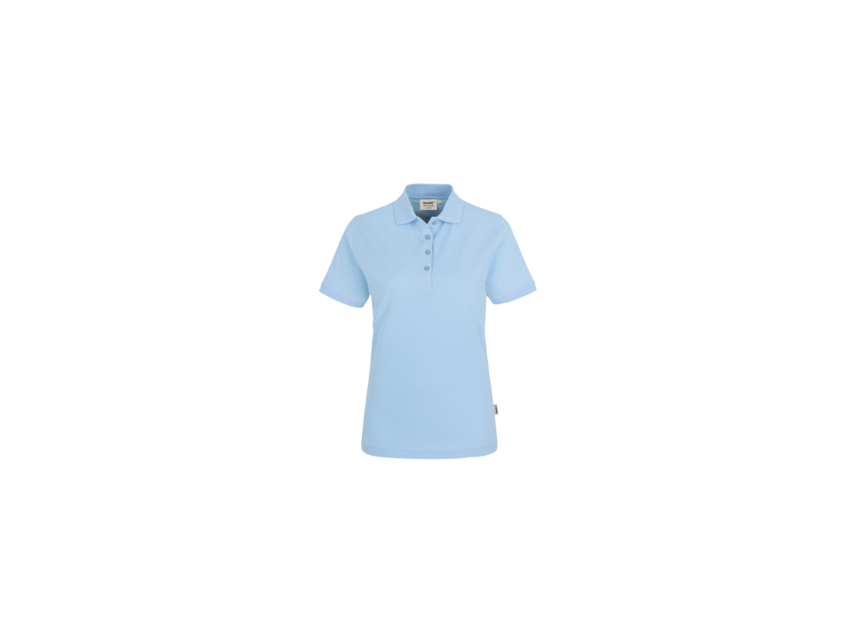 Damen-Poloshirt Classic Gr. XS, eisblau - 100% Baumwolle, 200 g/m²