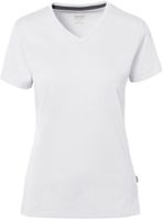 Damen V-Shirt Cotton Tec - 50% CO / 50% PES, 185 g/m²