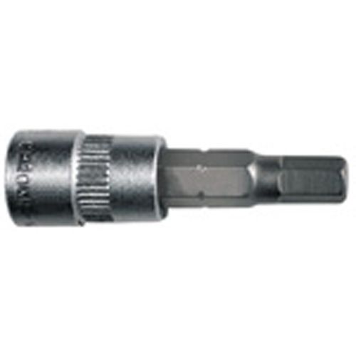 Steckschlüssel 1/4" mit Bit Inbus 7 mm - L= 37 mm CH-V matt, Toolcraft