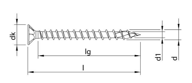 Holzschraube HECO-TOPIX-plus - Edelstahl A2