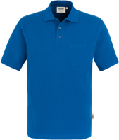 Pocket-Poloshirt Top Gr. 2XL, royalblau - 100% Baumwolle, 200 g/m²