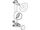 Geberit Duofix-Wasserzählerstrecke 3/4" - Kompakteinheit