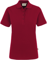 Damen-Poloshirt Classic Gr. 2XL, weinrot - 100% Baumwolle, 200 g/m²