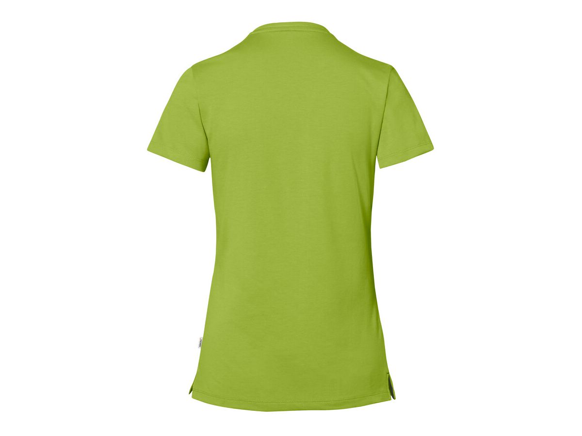 Cotton Tec Damen V-Shirt, Gr. M - kiwi