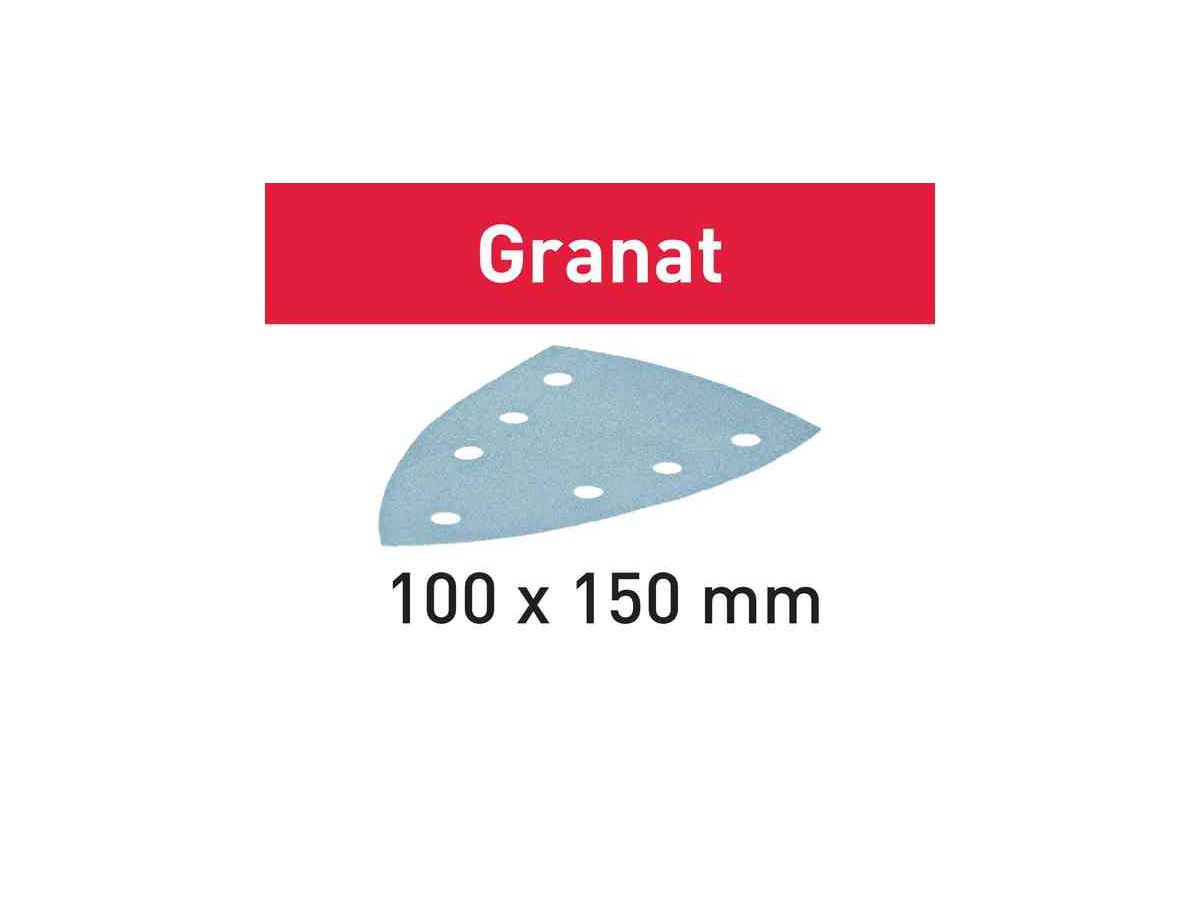 Schleifblätter DELTA/7 100x150mm K100 - Festool Granat, (Pack à 100 Stk.)