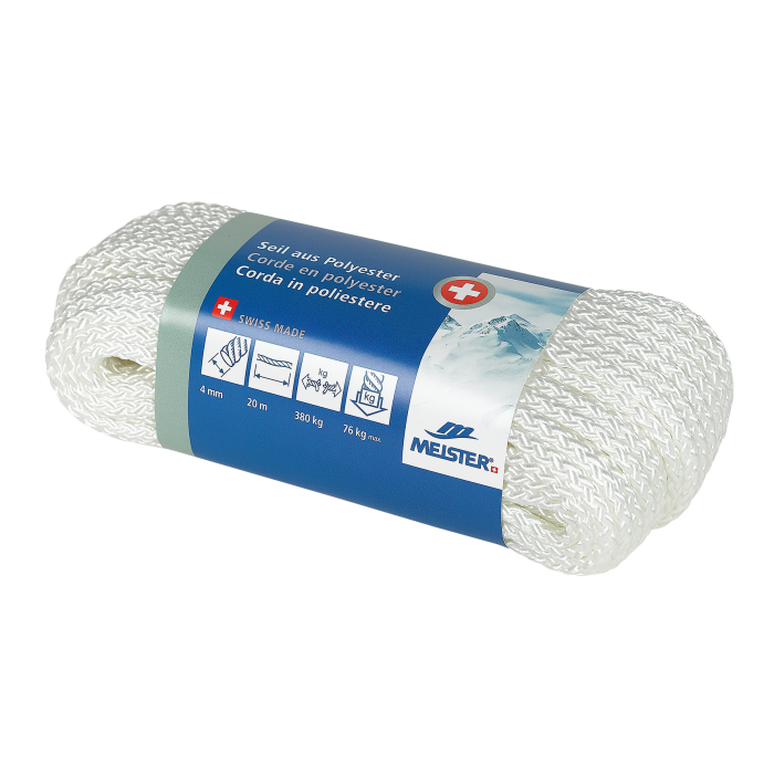 Polyesterseil MEISTER Seilbund - Normalgeflecht mit geflochtenem Kern
