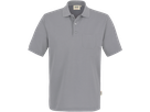Pocket-Poloshirt Perf. Gr. M, titan - 50% Baumwolle, 50% Polyester