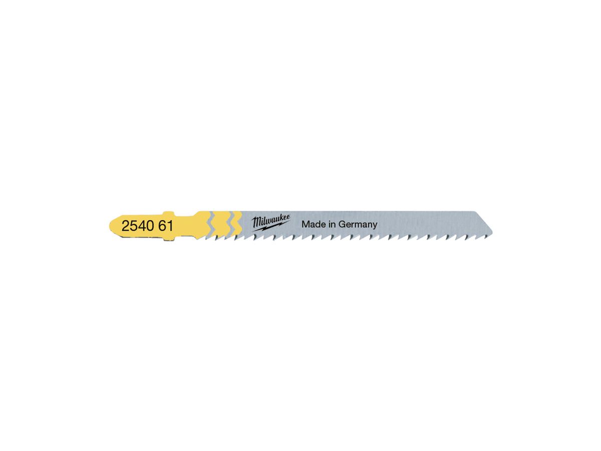 Stichsägeblatt Milwaukee Holz splitterfr - Schnitte, 105 x 4 mm T301DL