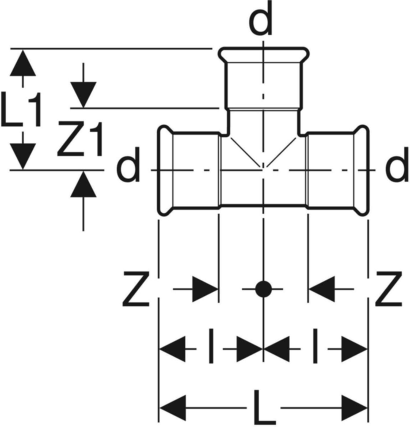 Mapress Therm T-Stück egal