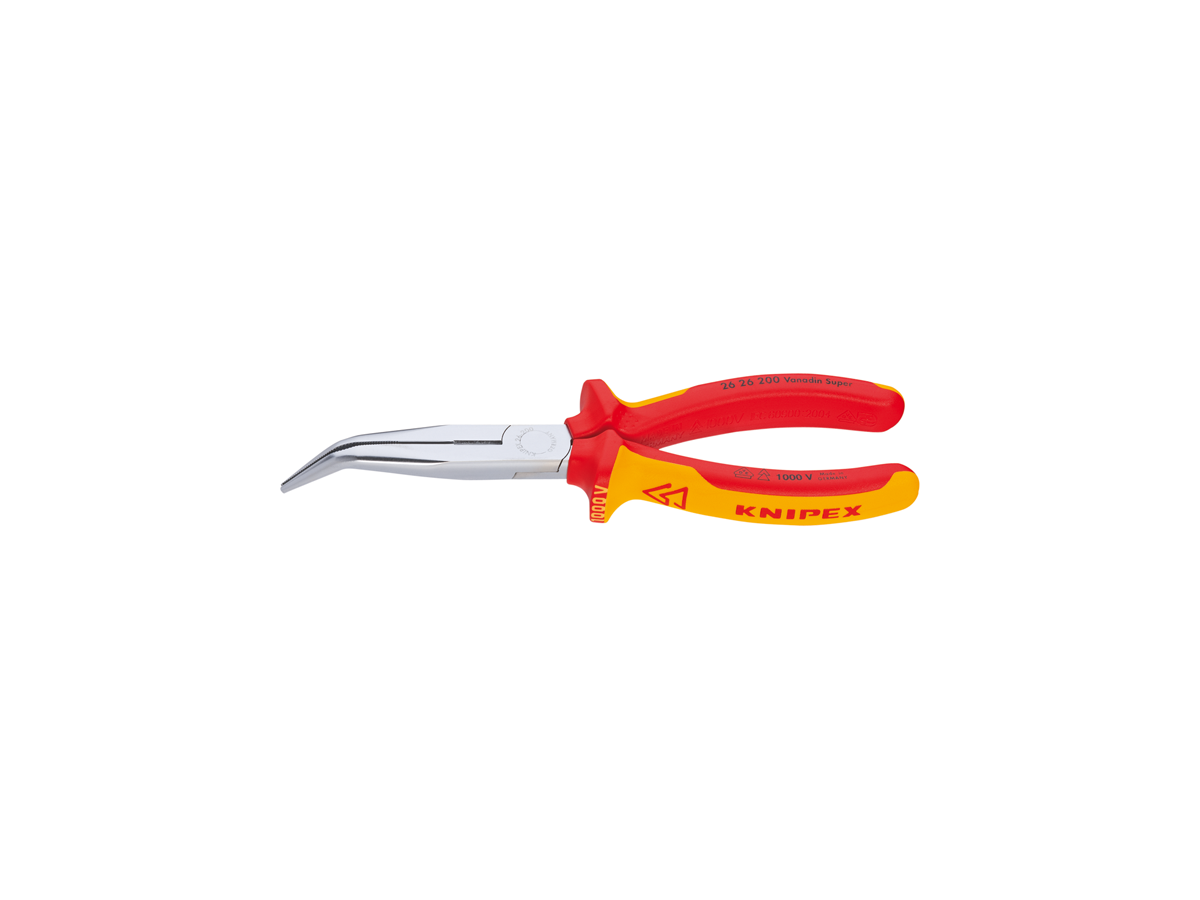 Telefonzange Knipex 2626 200 mm gekröpft - VDE-geprüft 1000V