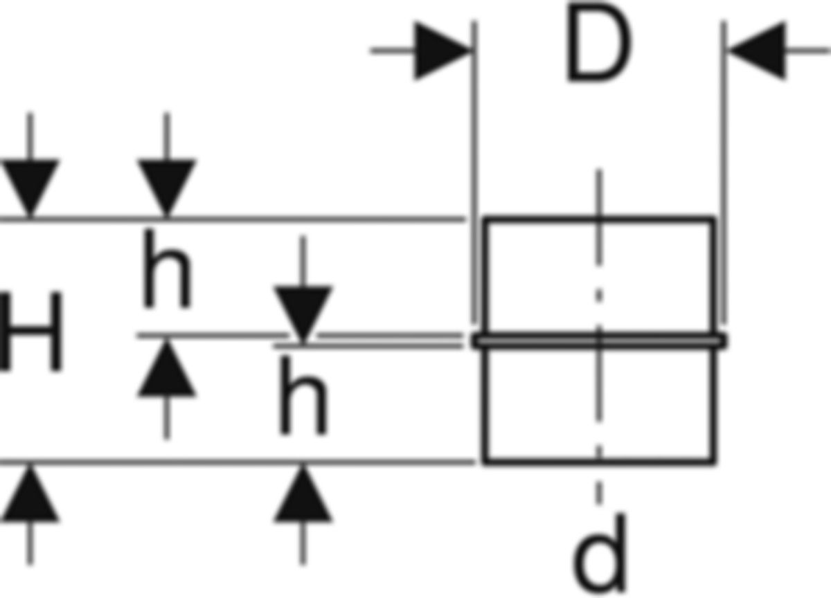 Geberit PE/PP Bundbüchse