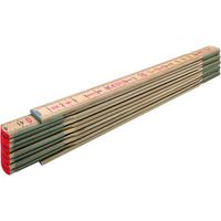 Meterstab ZECTO Holz 2m - 607 n-S 10 Glieder 17872