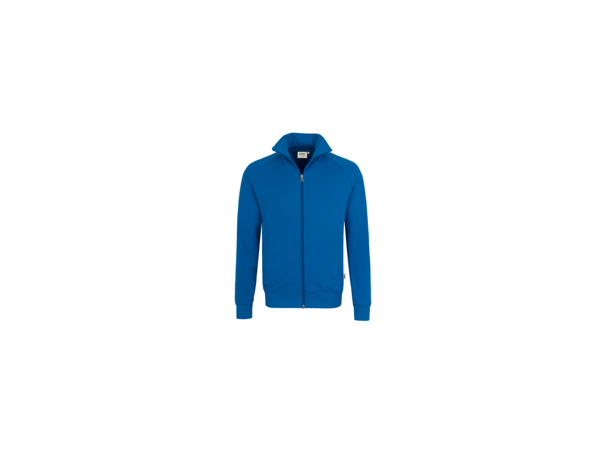 Sweatjacke College Gr. 3XL, royalblau - 70% Baumwolle, 30% Polyester, 300 g/m²